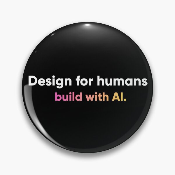 Item preview, UX Designer Quote - Design for Humans, Build with AI (Product Design / Figma / AI) designed and sold by Artio-ArtShop.