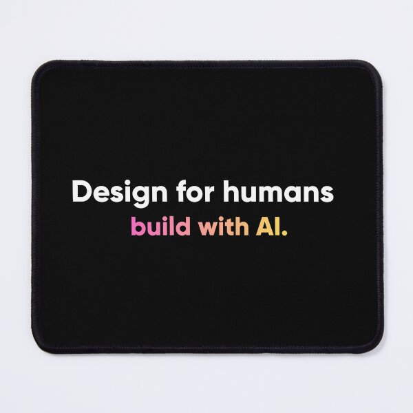 Item preview, UX Designer Quote - Design for Humans, Build with AI (Product Design / Figma / AI) designed and sold by Artio-ArtShop.