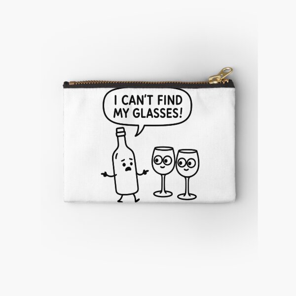 Item preview, Cartoon Wine Bottle with Wine Glasses  designed and sold by ZBIFBOUETLA.