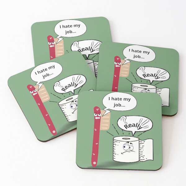 Item preview, Teeth brush toilet conversation paper art wall  designed and sold by positivitymed.