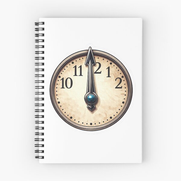 Item preview, Minute Hand Sticker – Time & Minimal Clock Illustration designed and sold by Ahmed Elgendy.