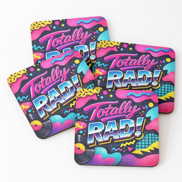 Item preview, Totally RAD Retro 80s Vibes designed and sold by ForeverPrintsOK.