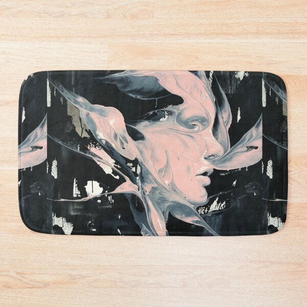 Item preview, Abstract Alien Humanoid Face Fluid Paint Art designed and sold by SassyArtistry.