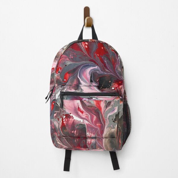Item preview, Abstract Red Fluid Paint Swirl Texture designed and sold by SassyArtistry.