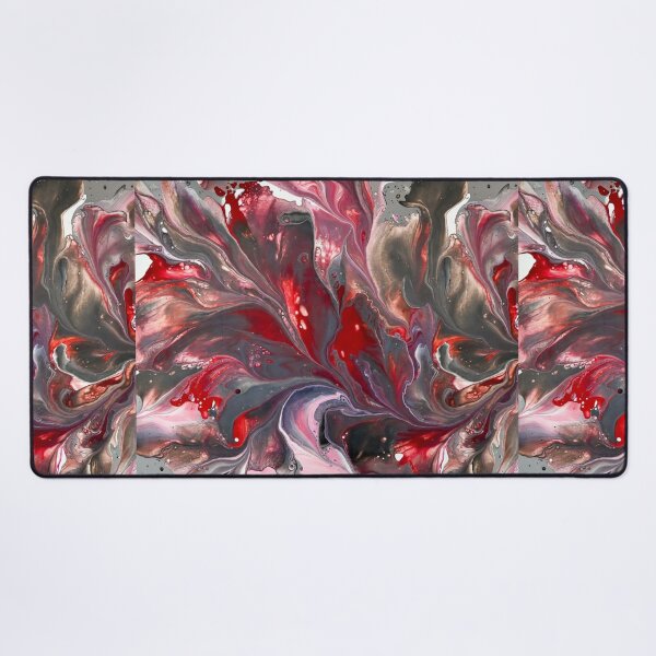 Item preview, Abstract Red Fluid Paint Swirl Texture designed and sold by SassyArtistry.