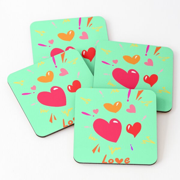 Item preview, Cute valentine love hearts! (4) designed and sold by Tiny-Sugar-Dove.