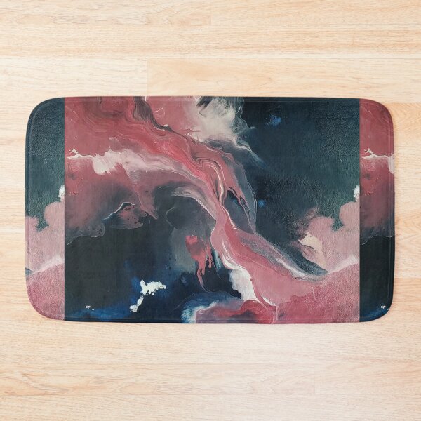 Item preview, Red Blue Marble Abstract Stone Texture Art designed and sold by SassyArtistry.