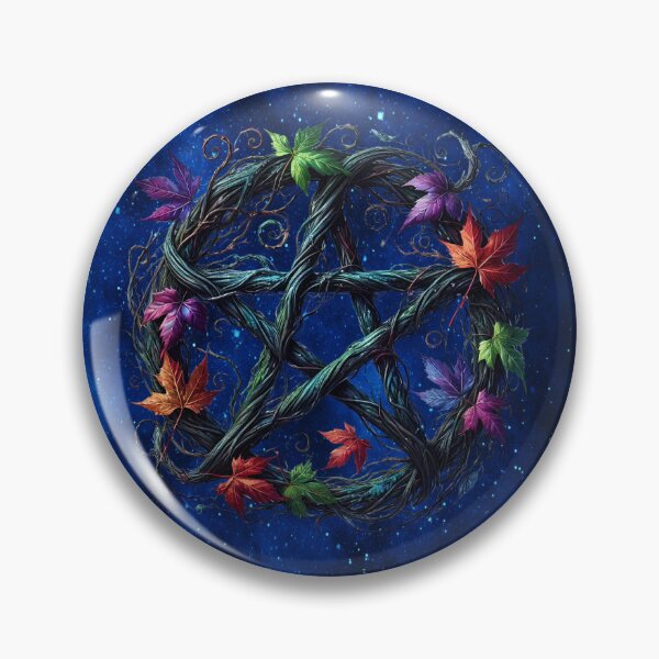 Item preview, Star of Protection – Enchanted Nature Pentagram Art designed and sold by MysticOzzy.