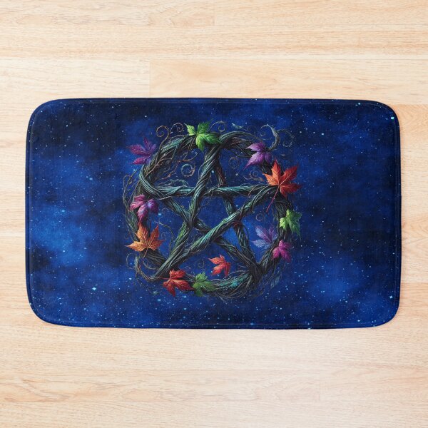 Item preview, Star of Protection – Enchanted Nature Pentagram Art designed and sold by MysticOzzy.