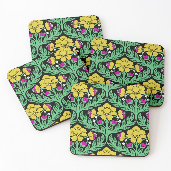 Item preview, Bold and bright floral damask designed and sold by Jennifer Ladd.