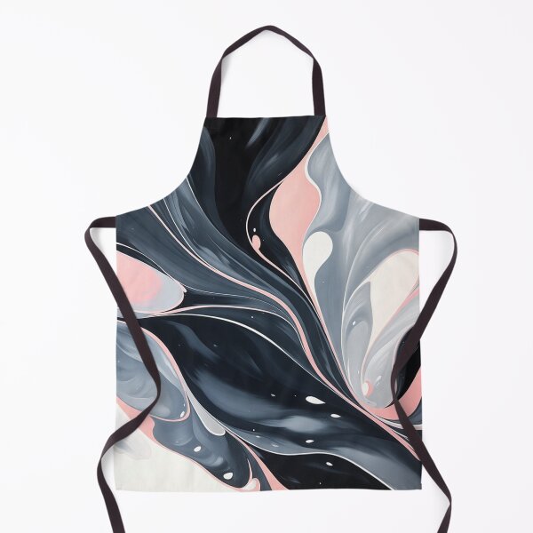 Item preview, Black Pink White Marble Fluid Paint Pattern designed and sold by SassyArtistry.