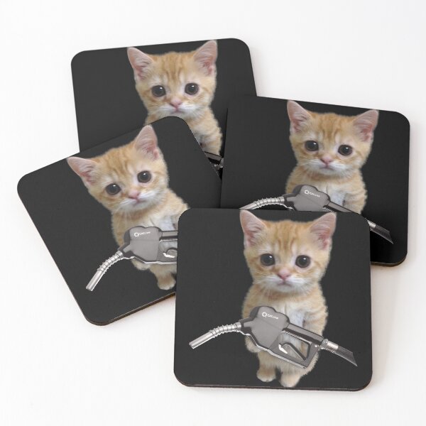 Item preview, Cat with a gas nozzle designed and sold by farrahsarts.