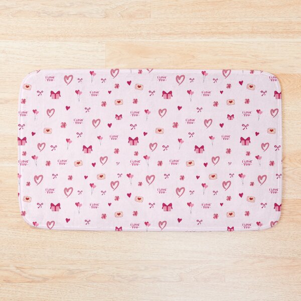 Item preview, Cute Pink Valentine Pattern with Hearts & Love Notes designed and sold by Nanobloom.