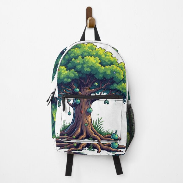 Item preview, Whimsical Gaming Tree Nature Sanctuary Illustration designed and sold by Posiheal26.