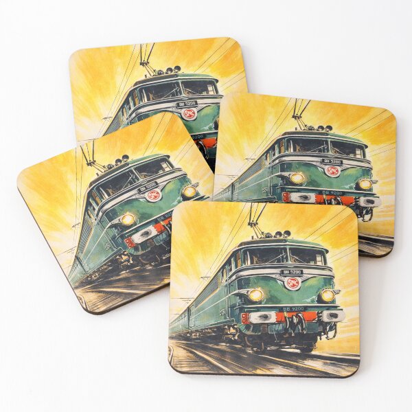 Item preview, French Railways Modern Travel Poster designed and sold by SteadyRolling.