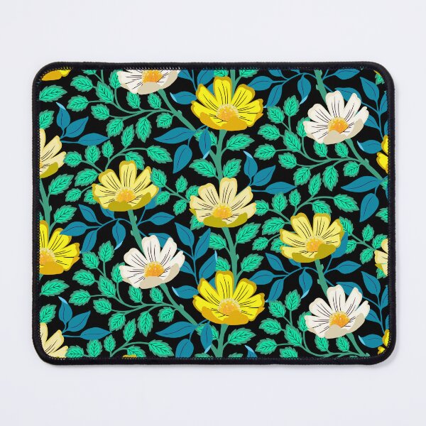 Item preview, Colorful yellow flower vines designed and sold by Jennifer Ladd.