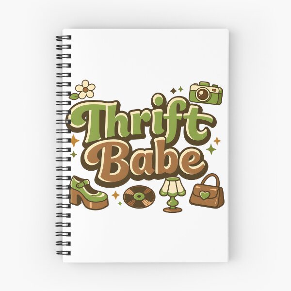 Item preview, Thrift Babe Vintage Thriftcore Fashion Design designed and sold by Luvahawb.