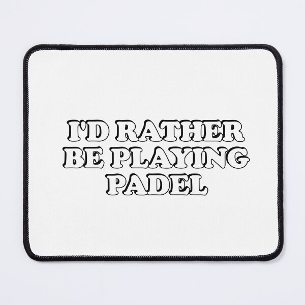 Item preview, Padel player designed and sold by Inspirationmotivation.