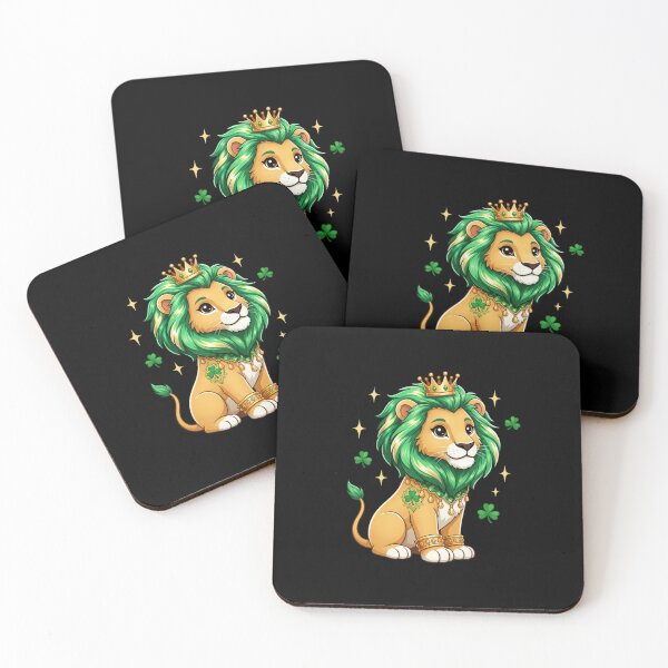 Item preview, King Lion St Patrick's Day Irish Pride designed and sold by CORJIDOG-ART.