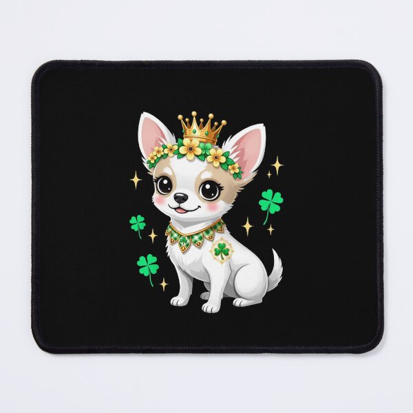 Item preview, Chihuahua Queen Shamrock Crown designed and sold by CORJIDOG-ART.