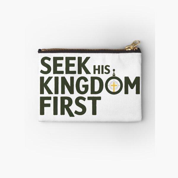 Item preview, "Seek His Kingdom First" Design designed and sold by Pastor Reeves Studio.