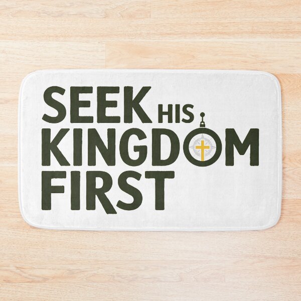 Item preview, "Seek His Kingdom First" Design designed and sold by Pastor Reeves Studio.