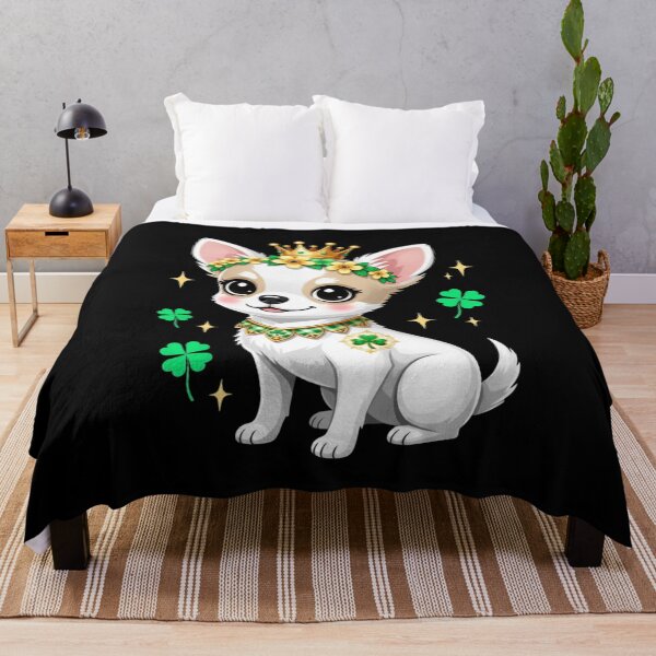 Item preview, Chihuahua Queen Shamrock Crown designed and sold by CORJIDOG-ART.