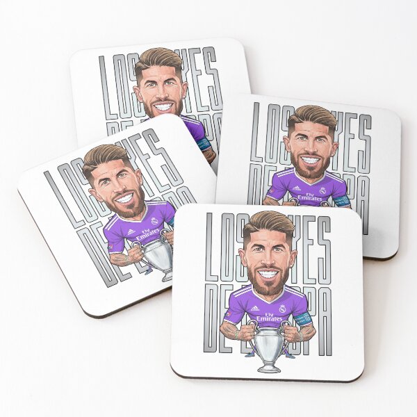 Item preview, Funny caricature of Sergio Ramos los reyes de europa designed and sold by vectorlove.