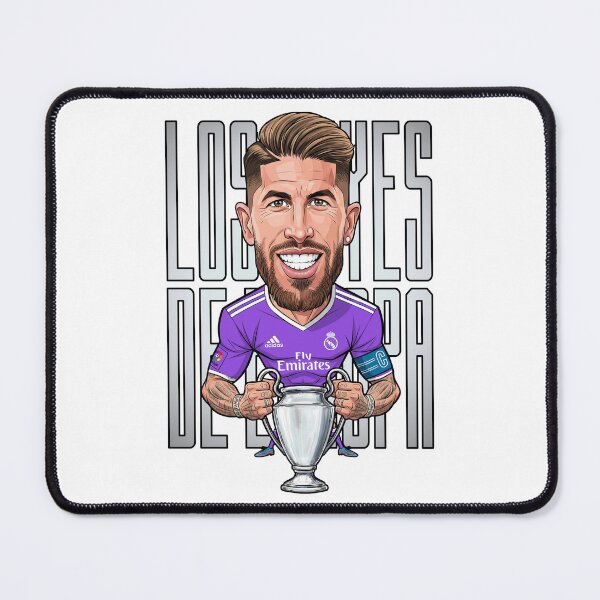 Item preview, Funny caricature of Sergio Ramos los reyes de europa designed and sold by vectorlove.