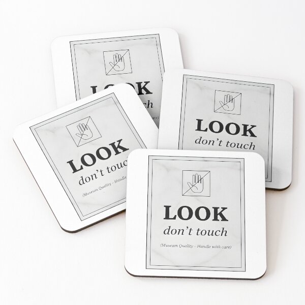 Item preview, Look Don’t Touch – Museum Quality Humor Design designed and sold by Fuechse.