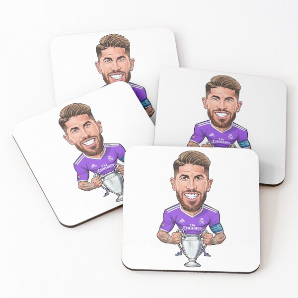 Item preview, Funny caricature of Sergio Ramos with the trophy designed and sold by vectorlove.
