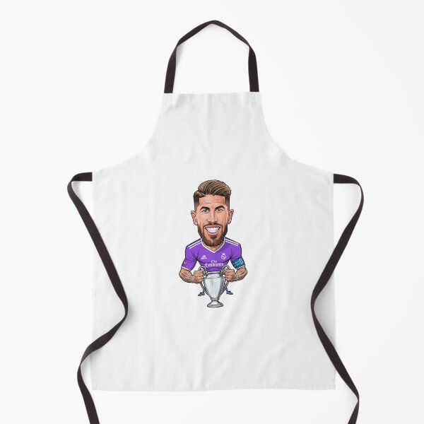 Item preview, Funny caricature of Sergio Ramos with the trophy designed and sold by vectorlove.