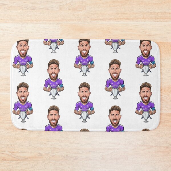 Item preview, Funny caricature of Sergio Ramos with the trophy designed and sold by vectorlove.