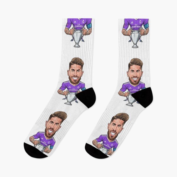 Item preview, Funny caricature of Sergio Ramos with the trophy designed and sold by vectorlove.