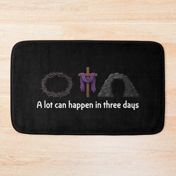 Item preview, Three Days - Christian Resurrection Graphic Tee designed and sold by PrintAtelier.