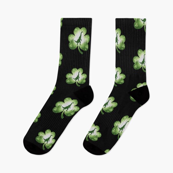 Item preview, St Patricks Day Dinosaur Shamrock Irish Fan designed and sold by salmzouriart.