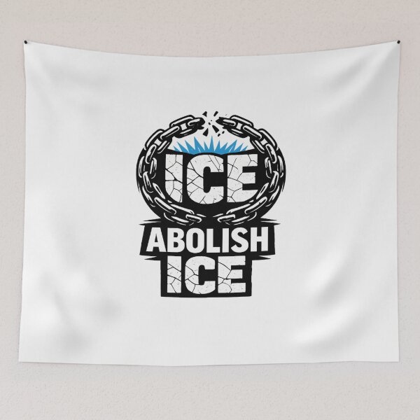 Item preview, Abolish ICE – Human Rights Protest Design designed and sold by ArtVoyageShop.