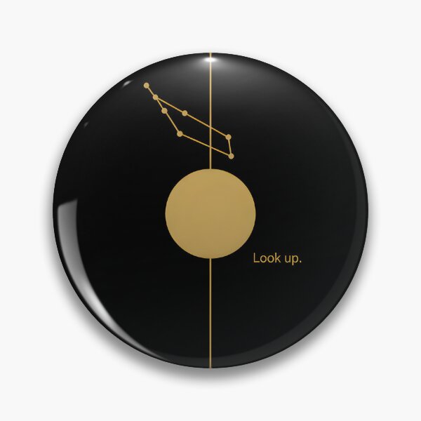 Item preview, Look up. – Minimalist astronomy design with constellations designed and sold by Fuechse.