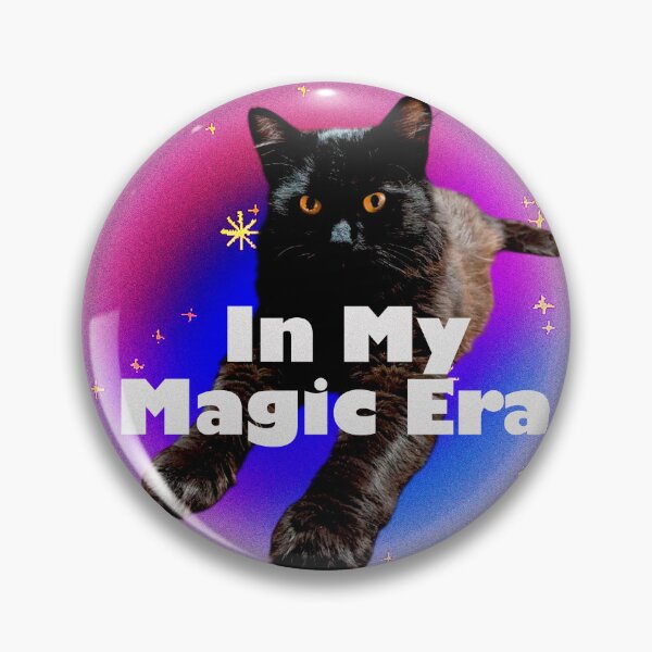 Item preview, In My Magic Era – Playful Mystic Cat Art designed and sold by SlowlyMiracles.