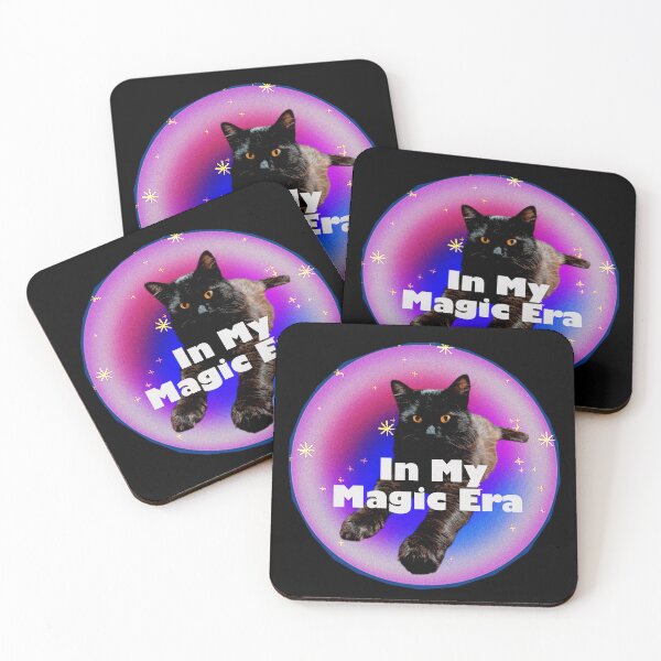 Item preview, In My Magic Era – Playful Mystic Cat Art designed and sold by SlowlyMiracles.