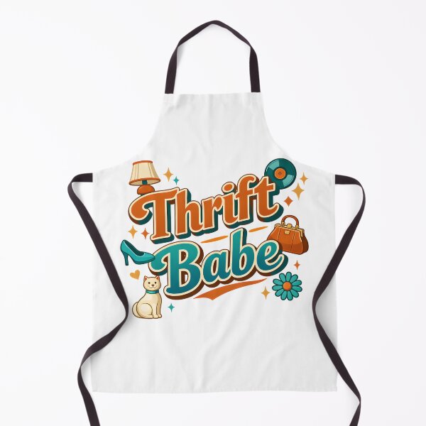 Item preview, Thrift Babe Retro Thriftcore Vintage Shopping Design designed and sold by Luvahawb.