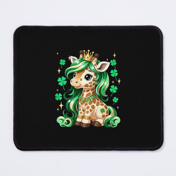 Item preview, Cute Giraffe Queen St Patricks Day Lucky Giraffe Lover designed and sold by CORJIDOG-ART.