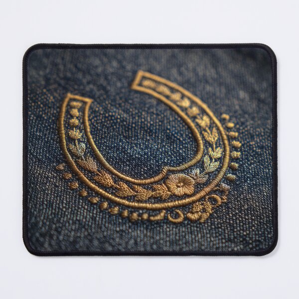 Item preview, Lucky Horseshoe Embroidery designed and sold by Swedeprep.