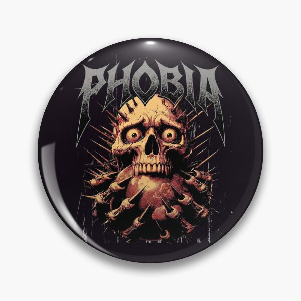 Item preview, Phobia – Spiked Skull Horror designed and sold by SidTastic .