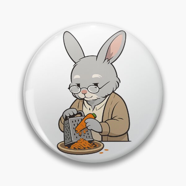 Item preview, Whimsical Rabbit – Carrot Grating Scene designed and sold by Dogandesighn.