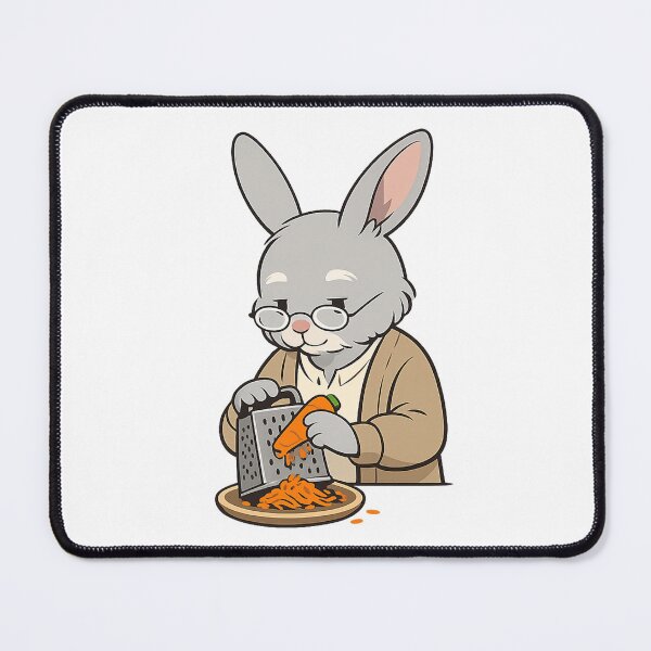 Item preview, Whimsical Rabbit – Carrot Grating Scene designed and sold by Dogandesighn.