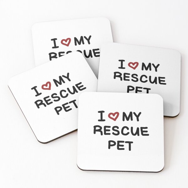 Item preview, I Love My Rescue Pet designed and sold by whygracie.