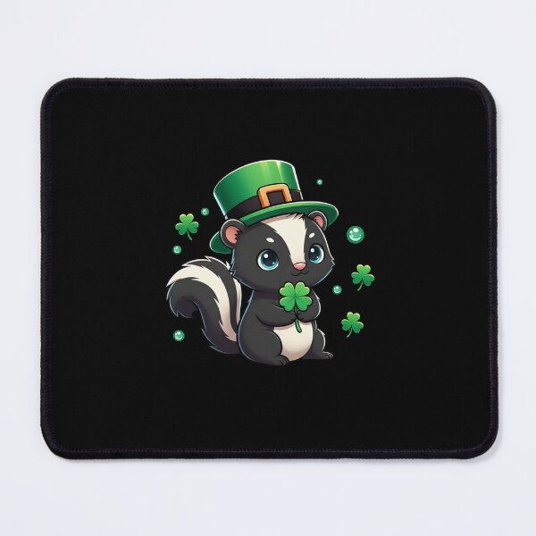 Item preview, Lucky Skunk St Patricks Day Irish Shamrock designed and sold by CORJIDOG-ART.
