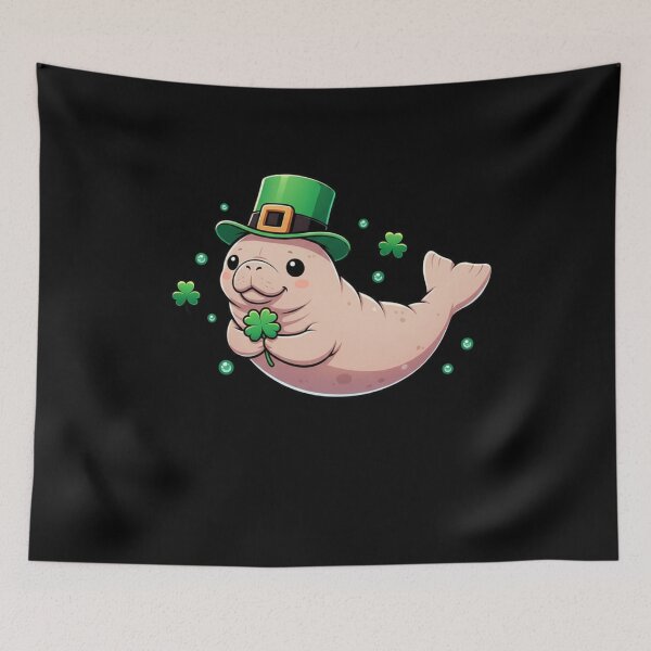 Item preview, Manatee Irish St Patrick's Day Luck Of The Irish designed and sold by CORJIDOG-ART.