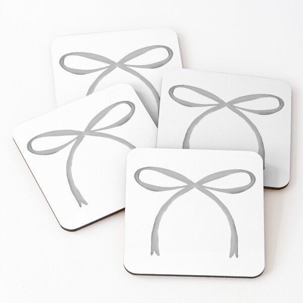 Item preview, Grey Ribbon Simple Bow designed and sold by noevelapparalprints.